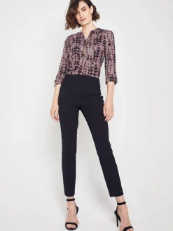 Roz & Ali™ Secret Agent Pants Tummy ControlSlim Leg Pants