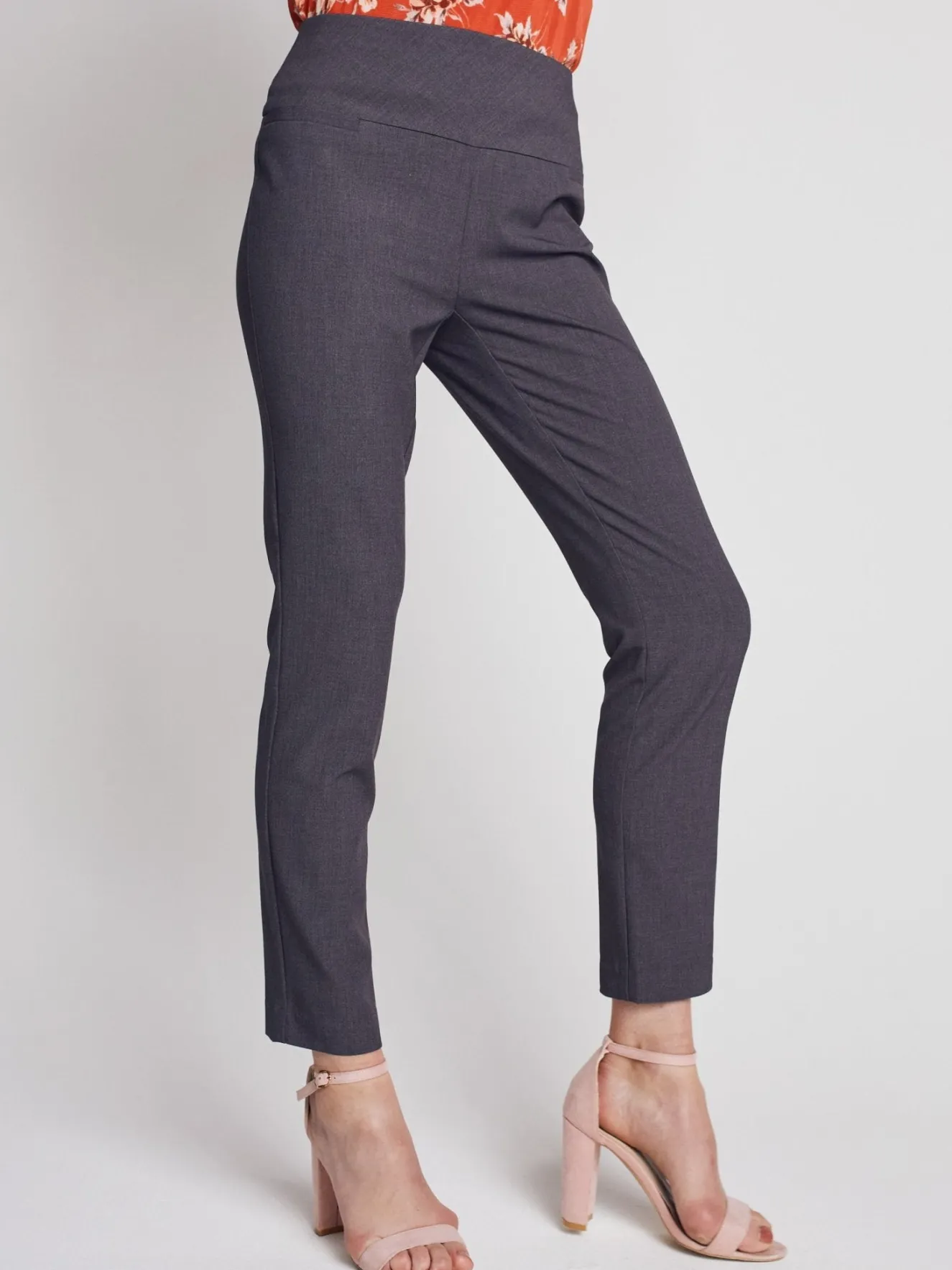 Roz & Ali™ Secret Agent Pants Tummy ControlSlim Leg Pants