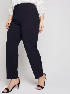 Roz & Ali™ Secret Agent Pants Tummy ControlSlim Leg Pants - Plus