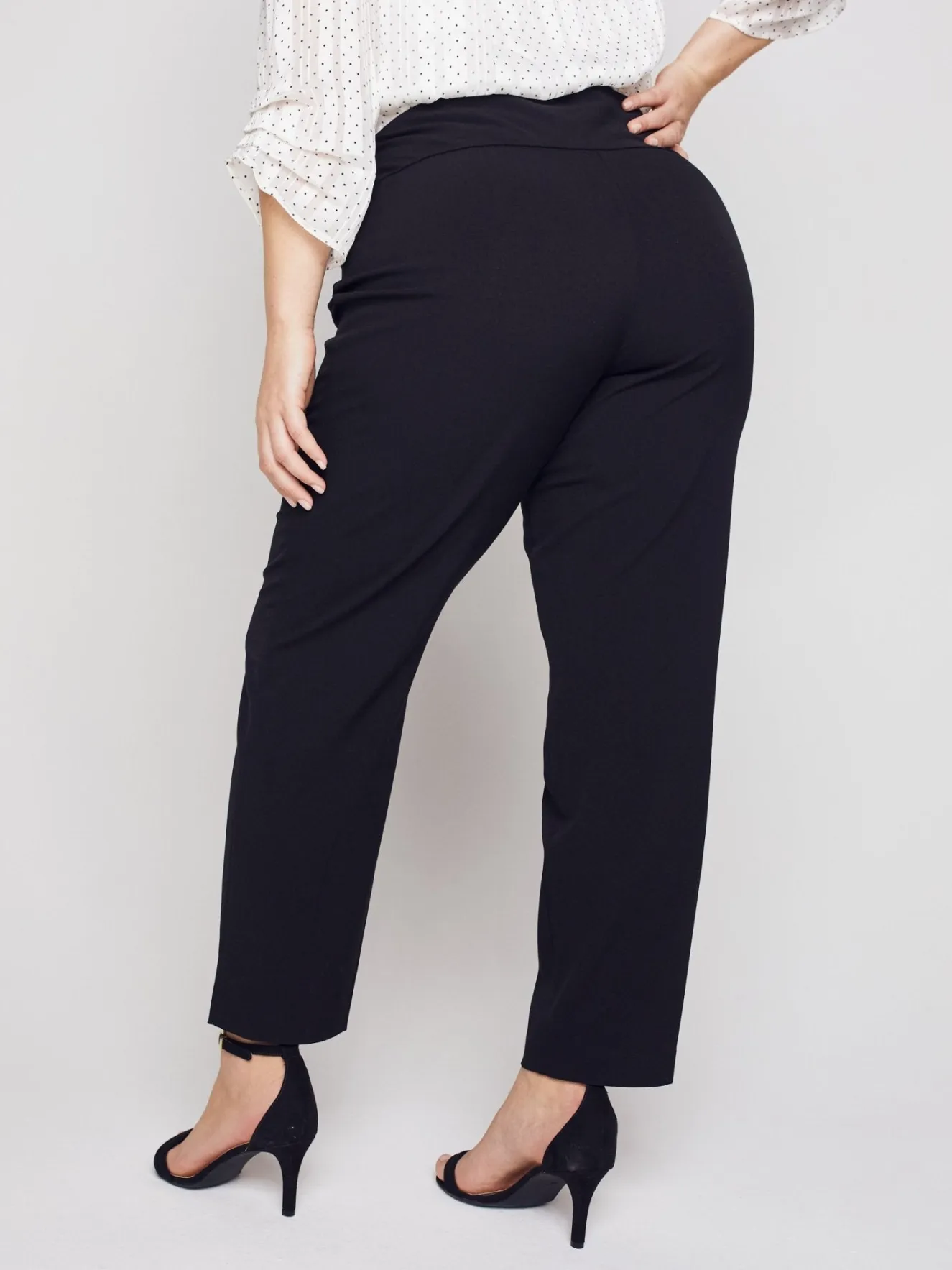 Roz & Ali™ Secret Agent Pants Tummy ControlSlim Leg Pants - Plus