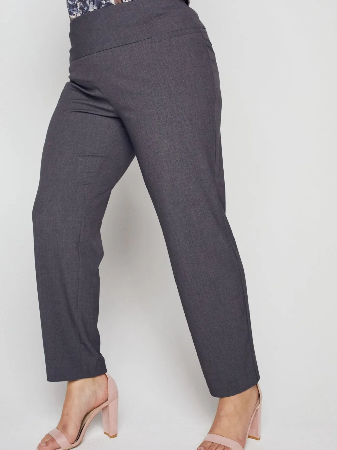 Roz & Ali™ Secret Agent Pants Tummy ControlSlim Leg Pants - Plus