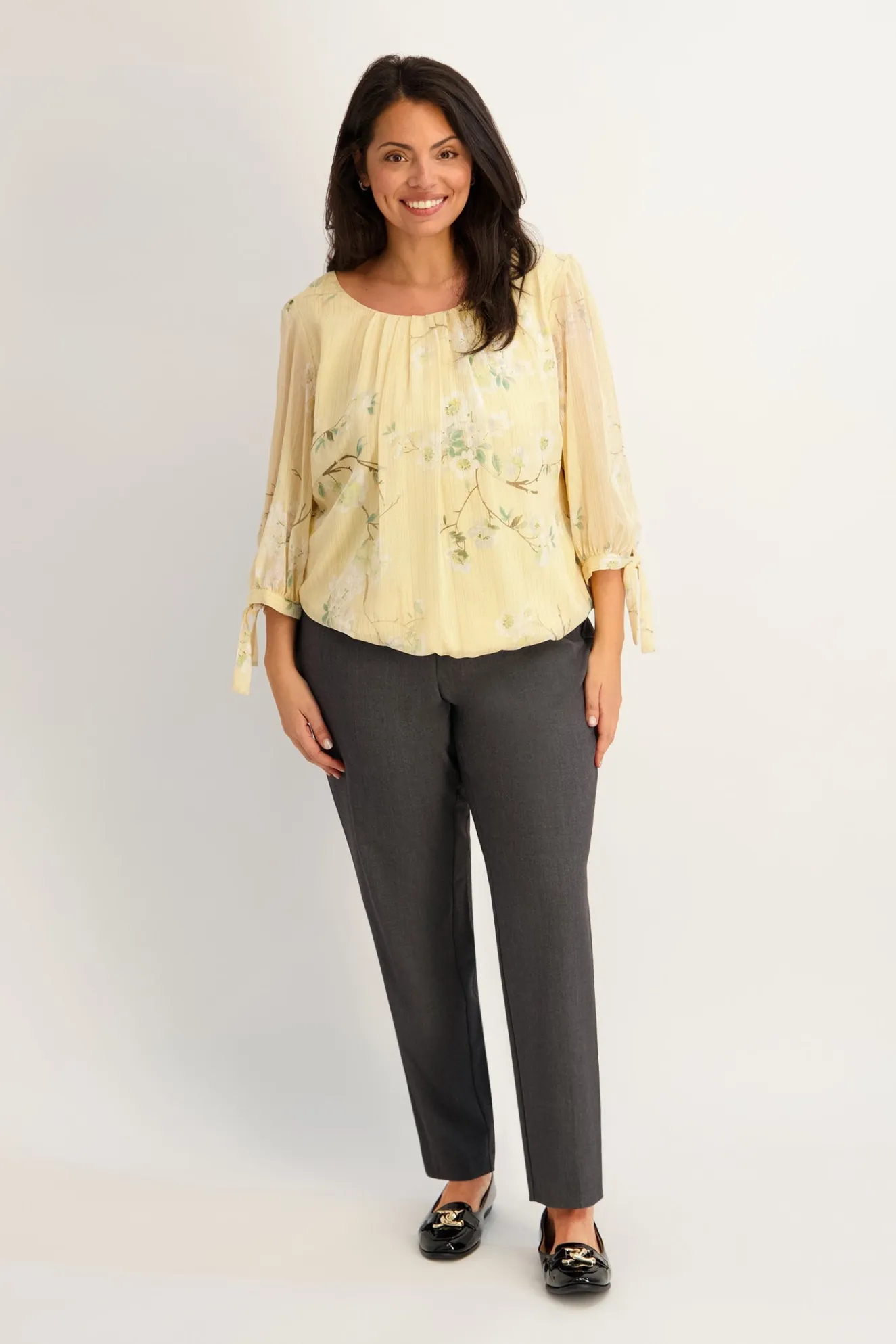 Roz & Ali™ Secret Agent Pants Tummy ControlSlim Leg Pants - Plus