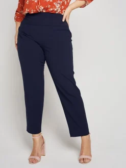 Roz & Ali™ Secret Agent Pants Tummy ControlSlim Leg Pants - Plus