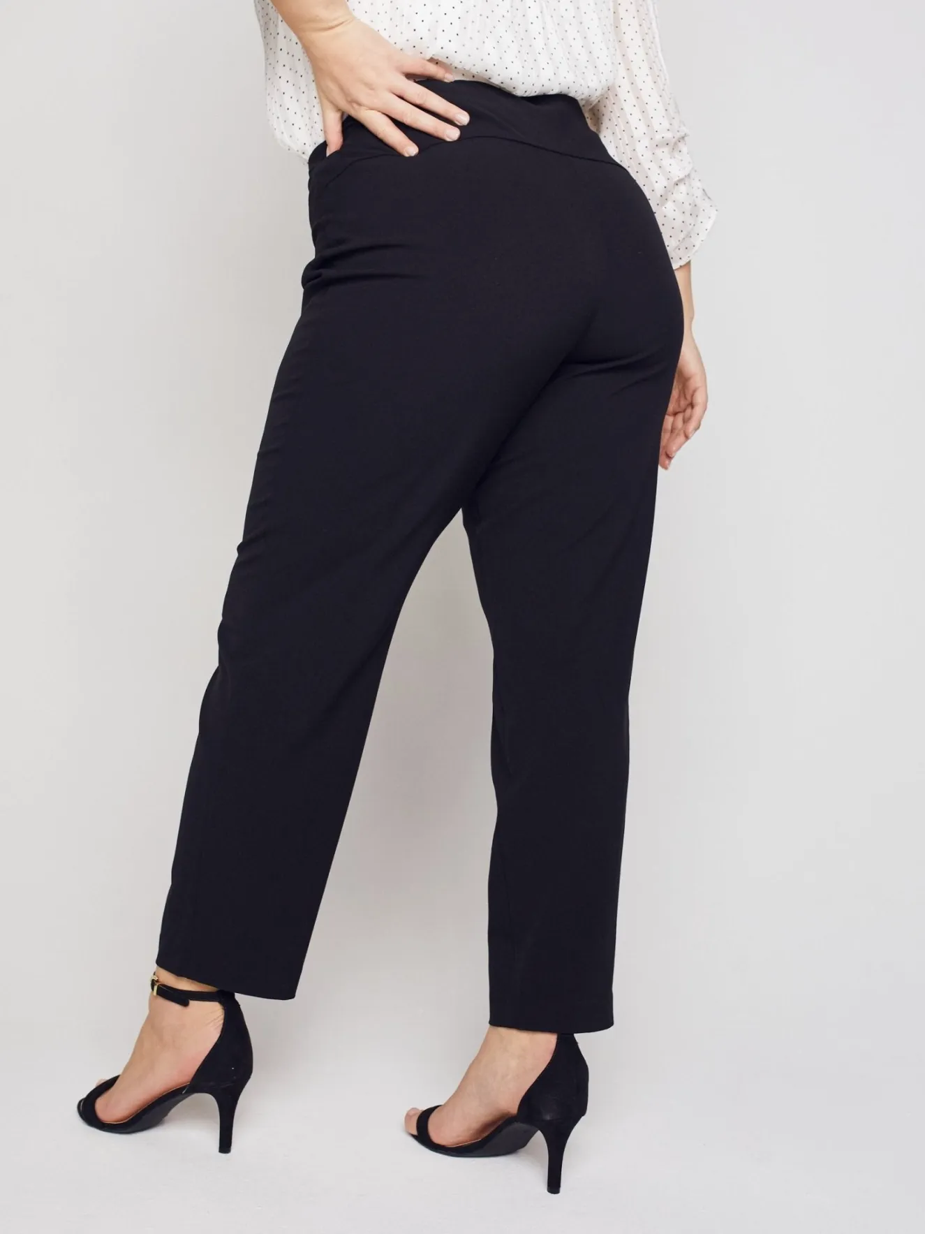 Roz & Ali™ Secret Agent Pants Tummy ControlSlim Leg Pants - Plus