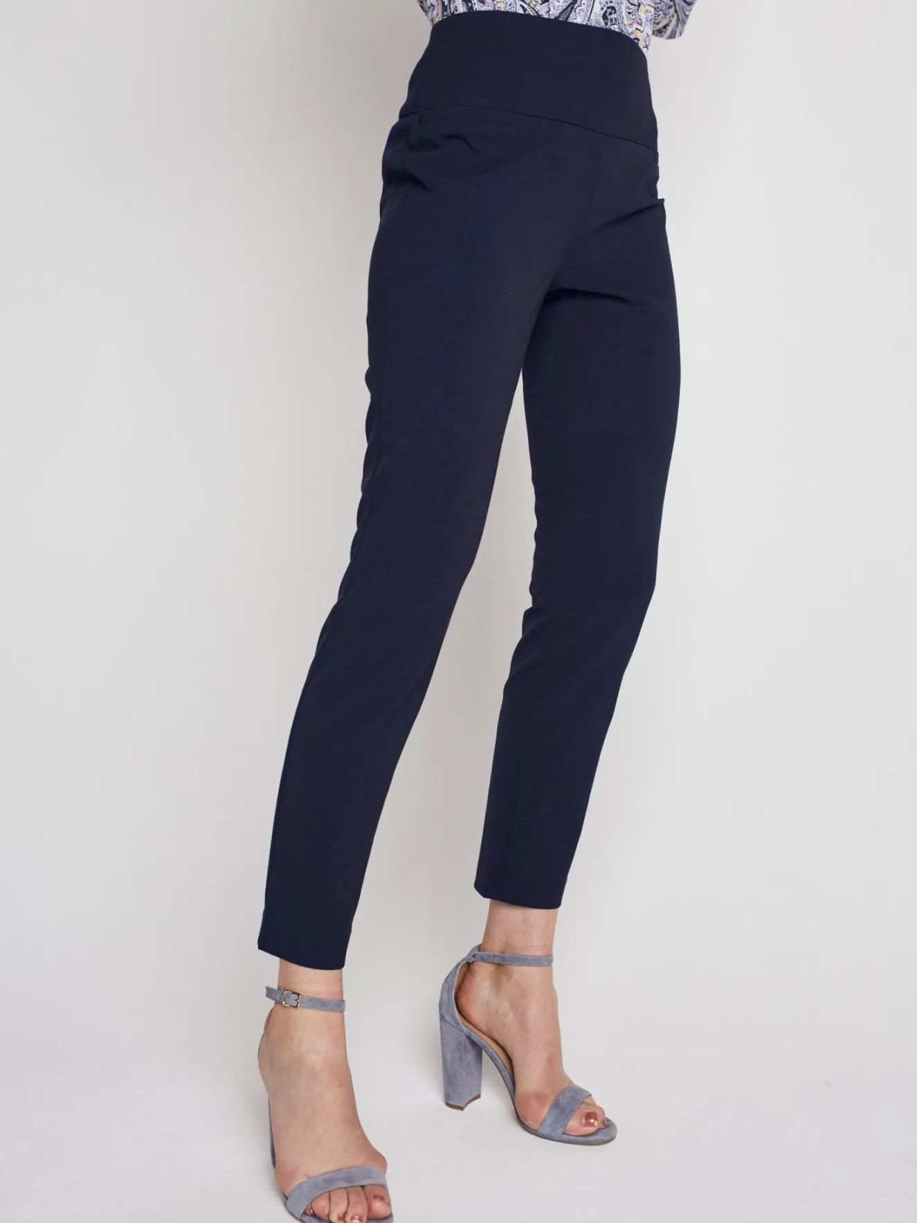 Roz & Ali™ Secret Agent Pants Tummy ControlSlim Leg Pants - Petite