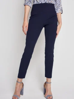 Roz & Ali™ Secret Agent Pants Tummy ControlSlim Leg Pants - Petite