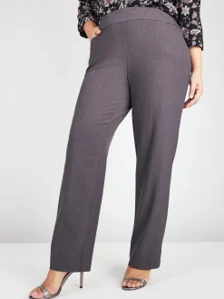 Roz & Ali™ Secret Agent Pull On Tummy Control Pants Straight Leg - Plus