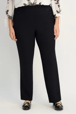 Roz & Ali™ Secret Agent Pull On Tummy Control Pants Straight Leg - Plus