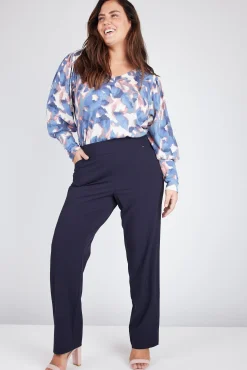 Roz & Ali™ Secret Agent Pull On Tummy Control Pants Straight Leg - Tall Length