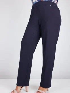 Roz & Ali™ Secret Agent Pull On Tummy Control Pants Straight Leg - Tall Length