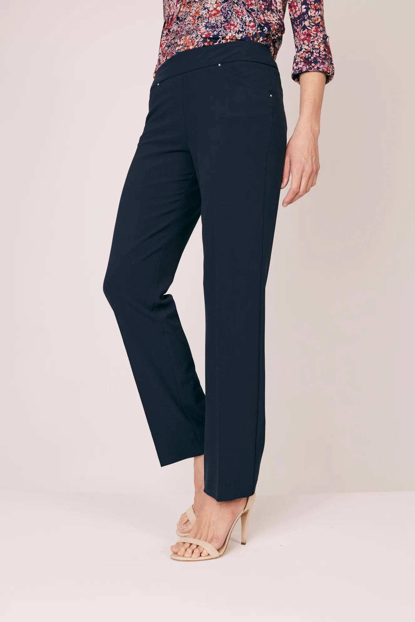 Roz & Ali™ Secret Agent Pull On Tummy Control Pants Straight Leg