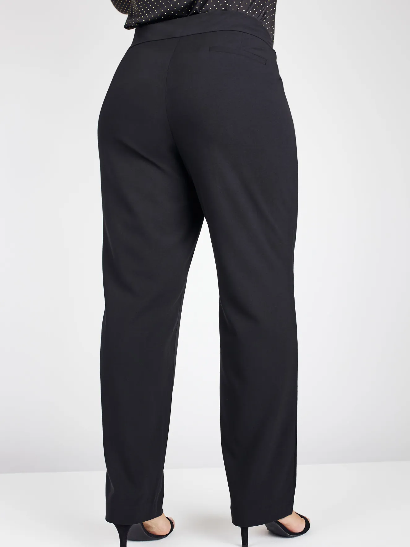 Roz & Ali™ Secret Agent Pull On Tummy Control Pants Straight Leg - Short Length