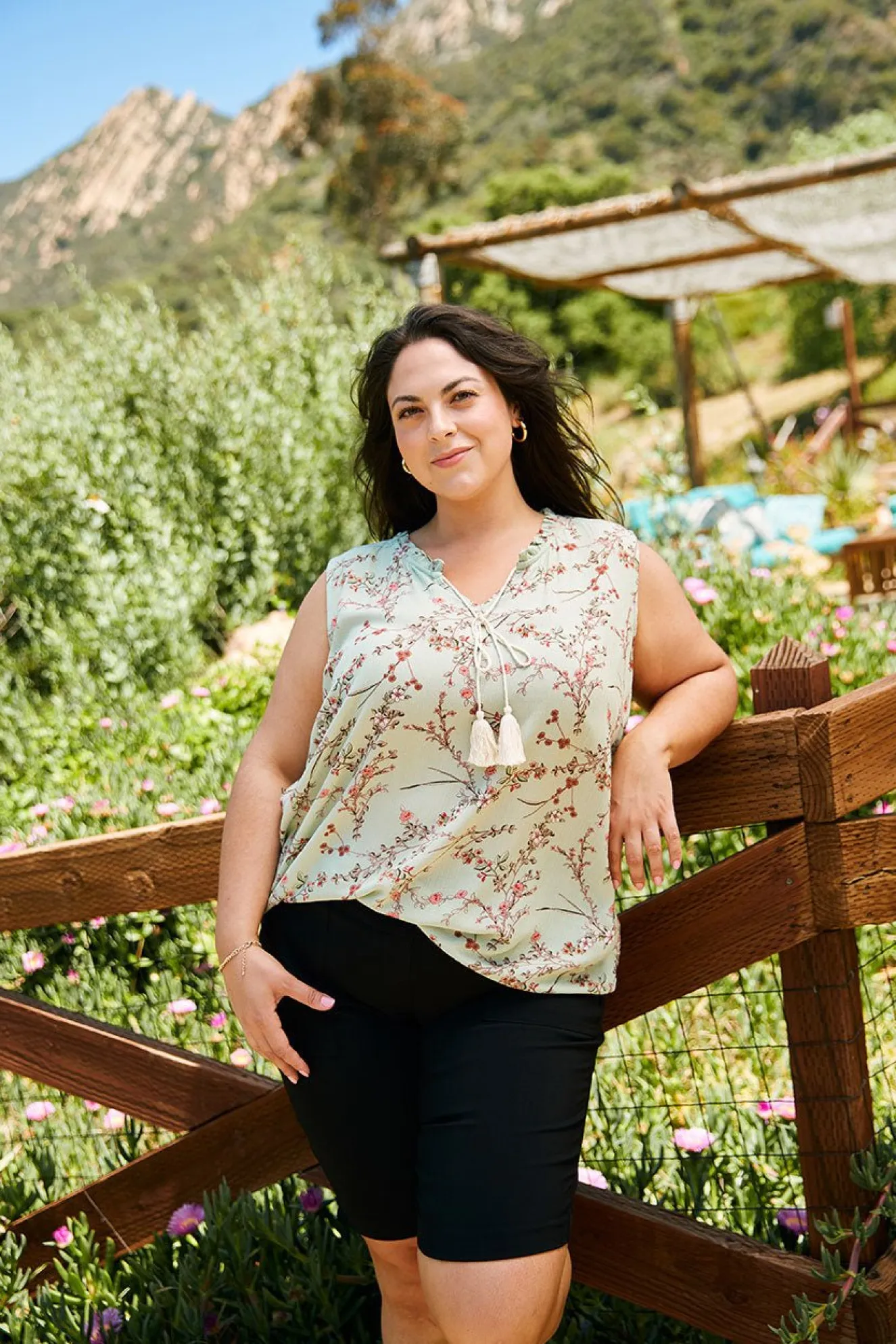 Roz & Ali™ Secret Agent Pull On Tummy Control Shorts With Pockets Plus
