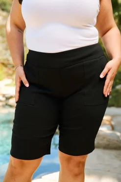 Roz & Ali™ Secret Agent Pull On Tummy Control Shorts With Pockets Plus