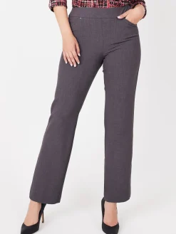 Roz & Ali™ Secret Agent Pull On Tummy Control Pants Straight Leg - Plus - Tall Length