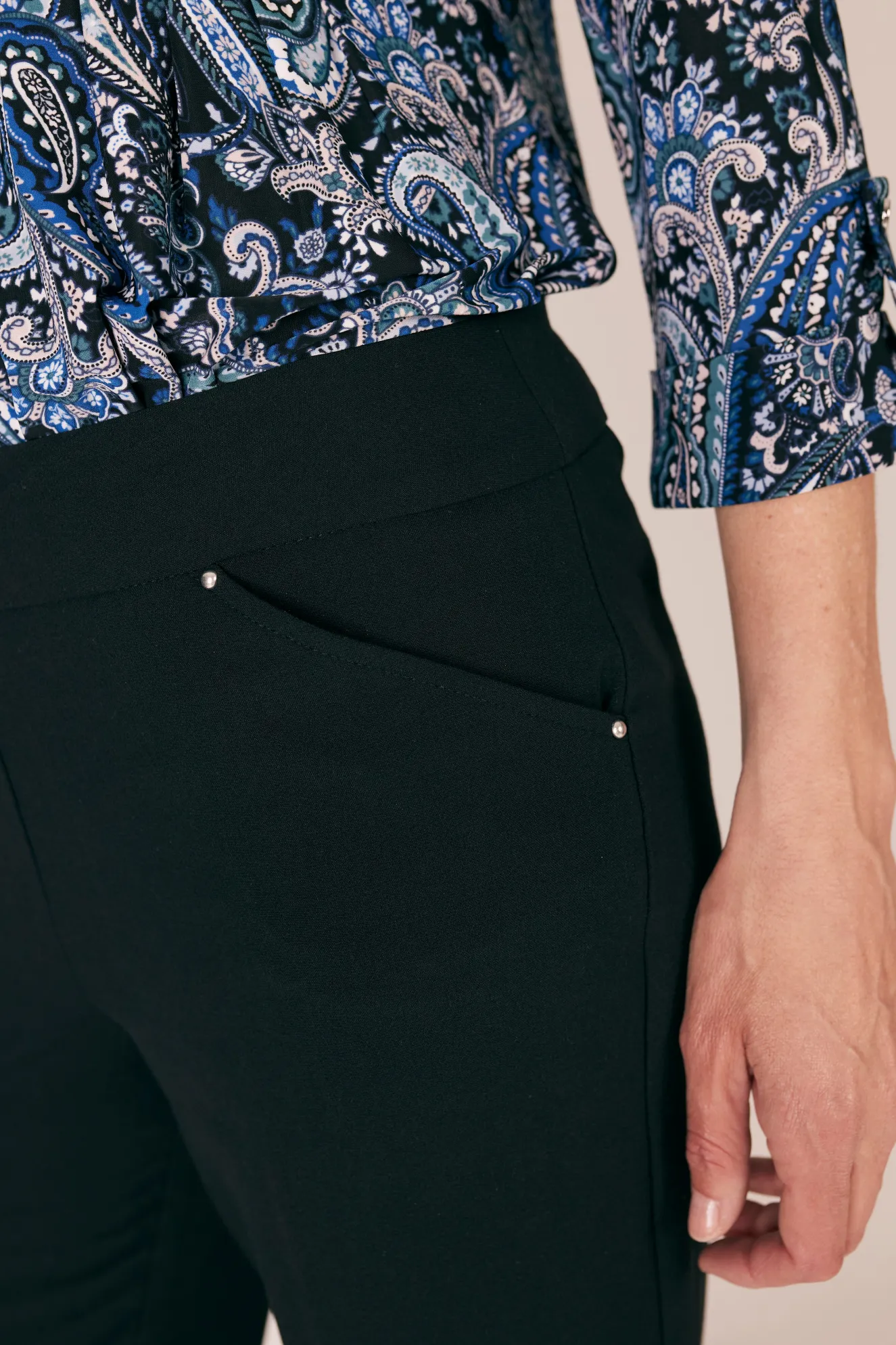 Roz & Ali™ Secret Agent Pull On Tummy Control Pants Straight Leg - Plus - Tall Length