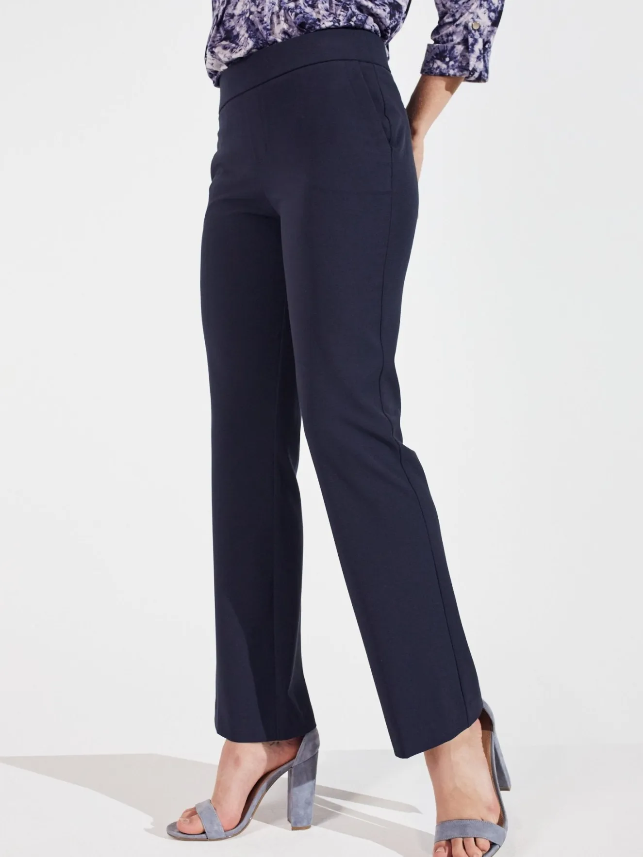 Roz & Ali™ Secret Agent Slight Bootcut Pants - Petite