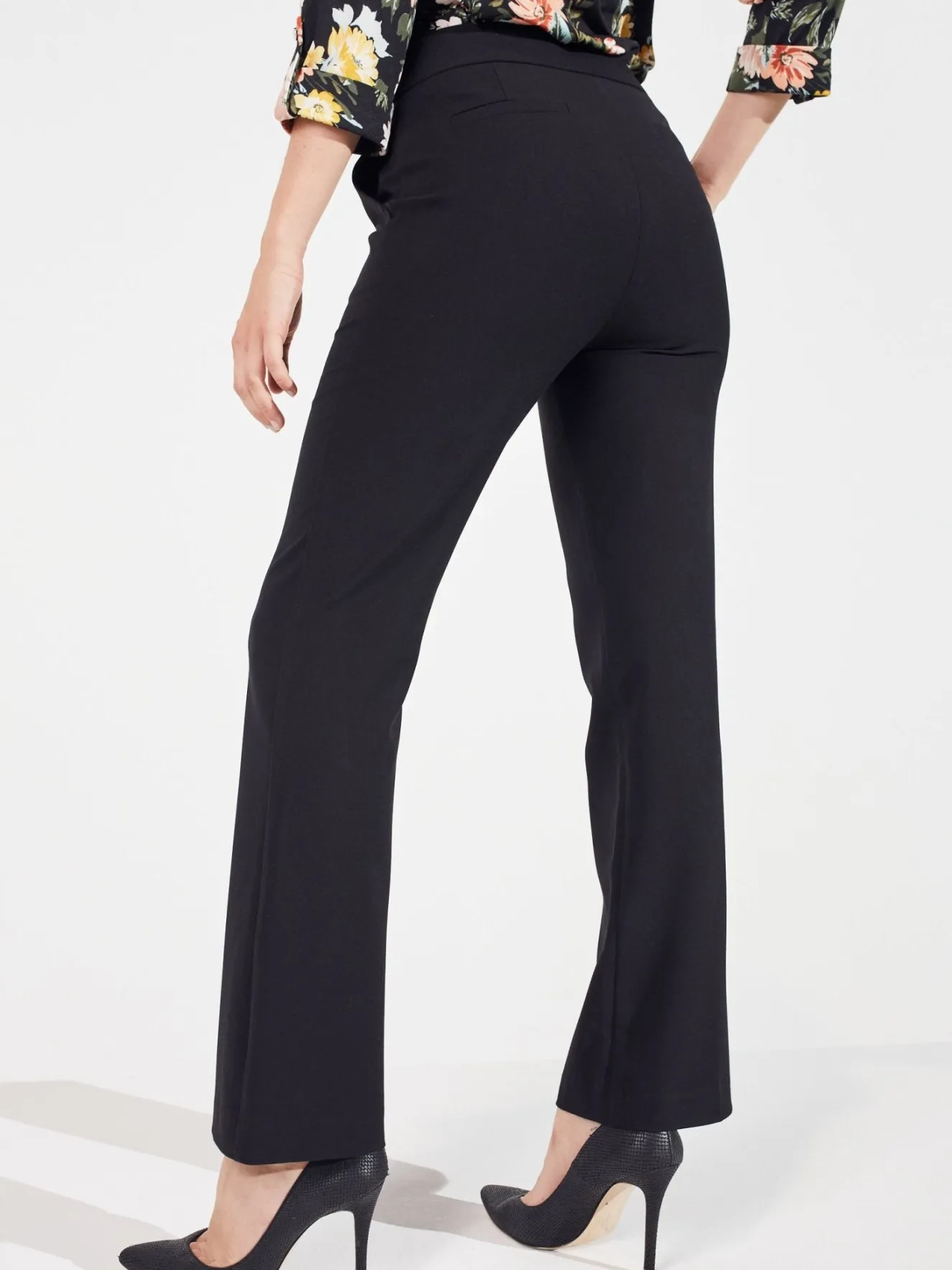 Roz & Ali™ Secret Agent Slight Bootcut Pants - Petite