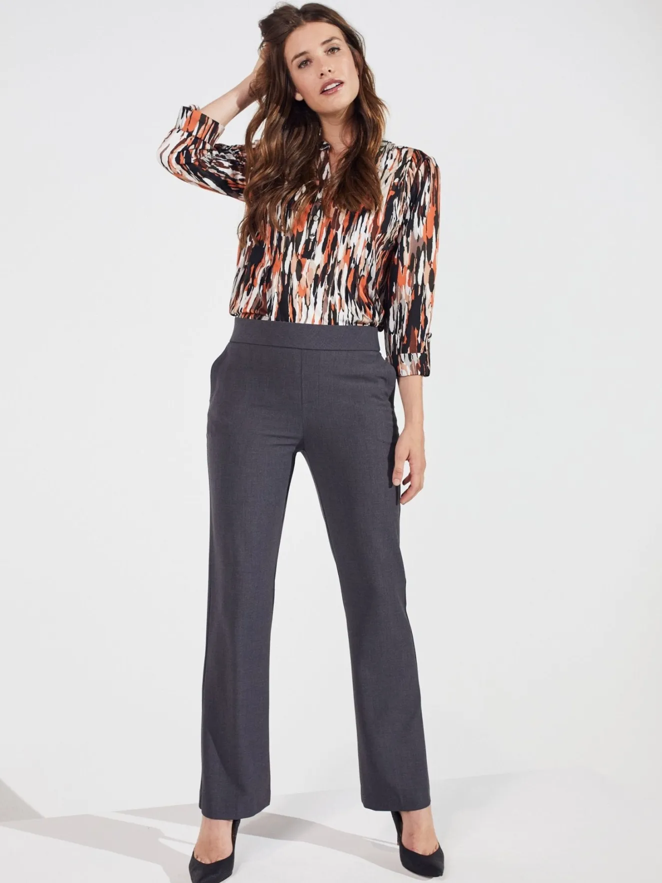 Roz & Ali™ Secret Agent Slight Tummy Control Bootcut Pants