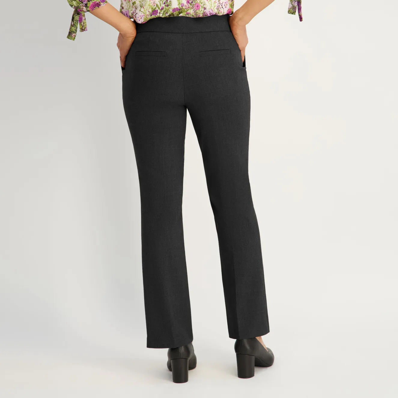 Roz & Ali™ Secret Agent Slight Tummy Control Bootcut Pants