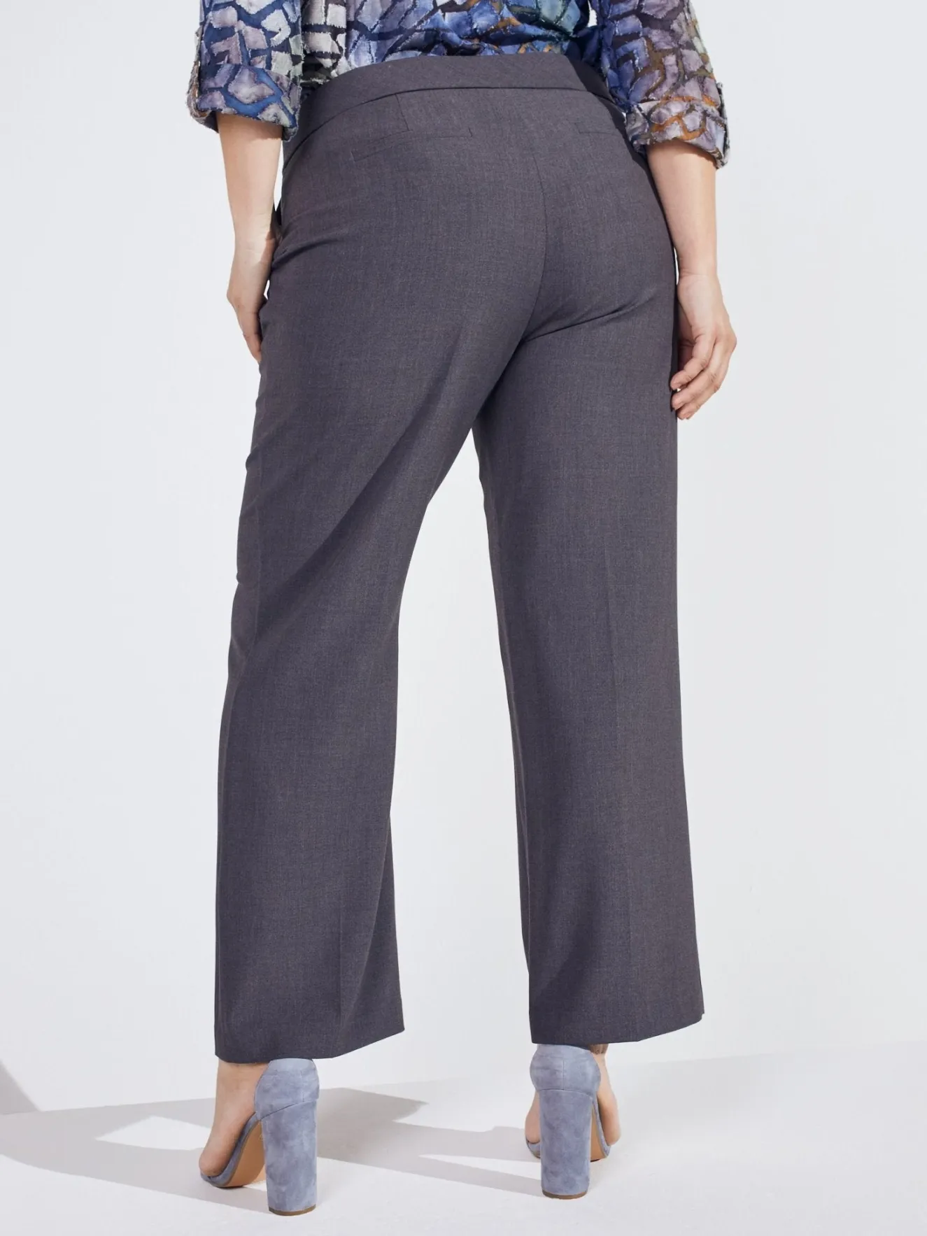 Roz & Ali™ Secret Agent Slight Tummy Control Bootcut Pants - Plus