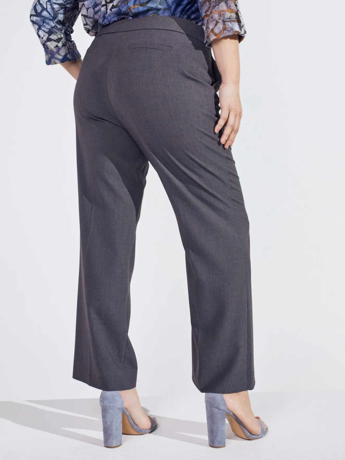 Roz & Ali™ Secret Agent Slight Tummy Control Bootcut Pants - Plus