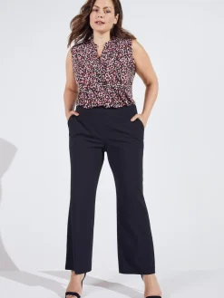 Roz & Ali™ Secret Agent Slight Tummy Control Bootcut Pants - Plus