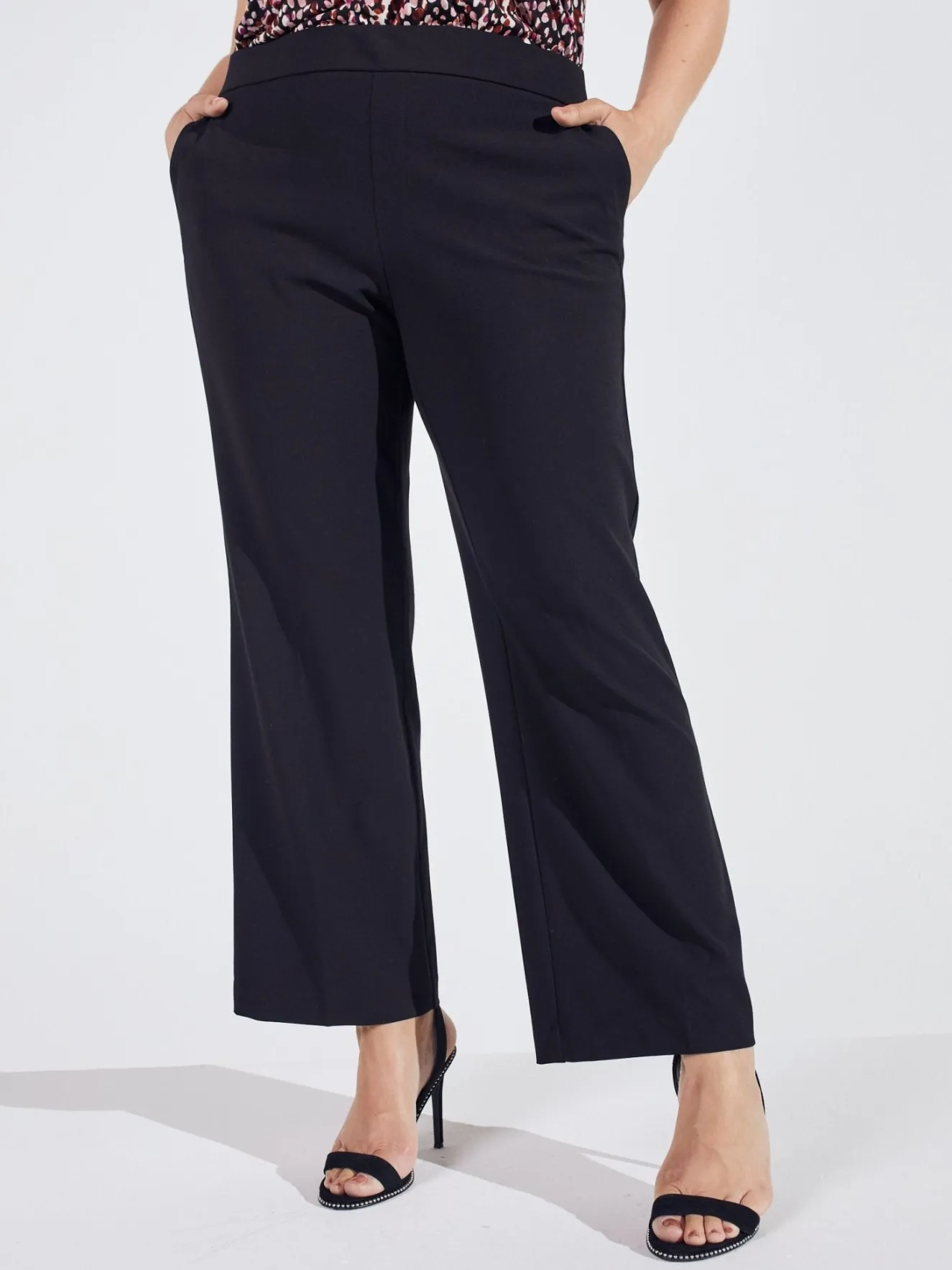 Roz & Ali™ Secret Agent Slight Tummy Control Bootcut Pants - Plus