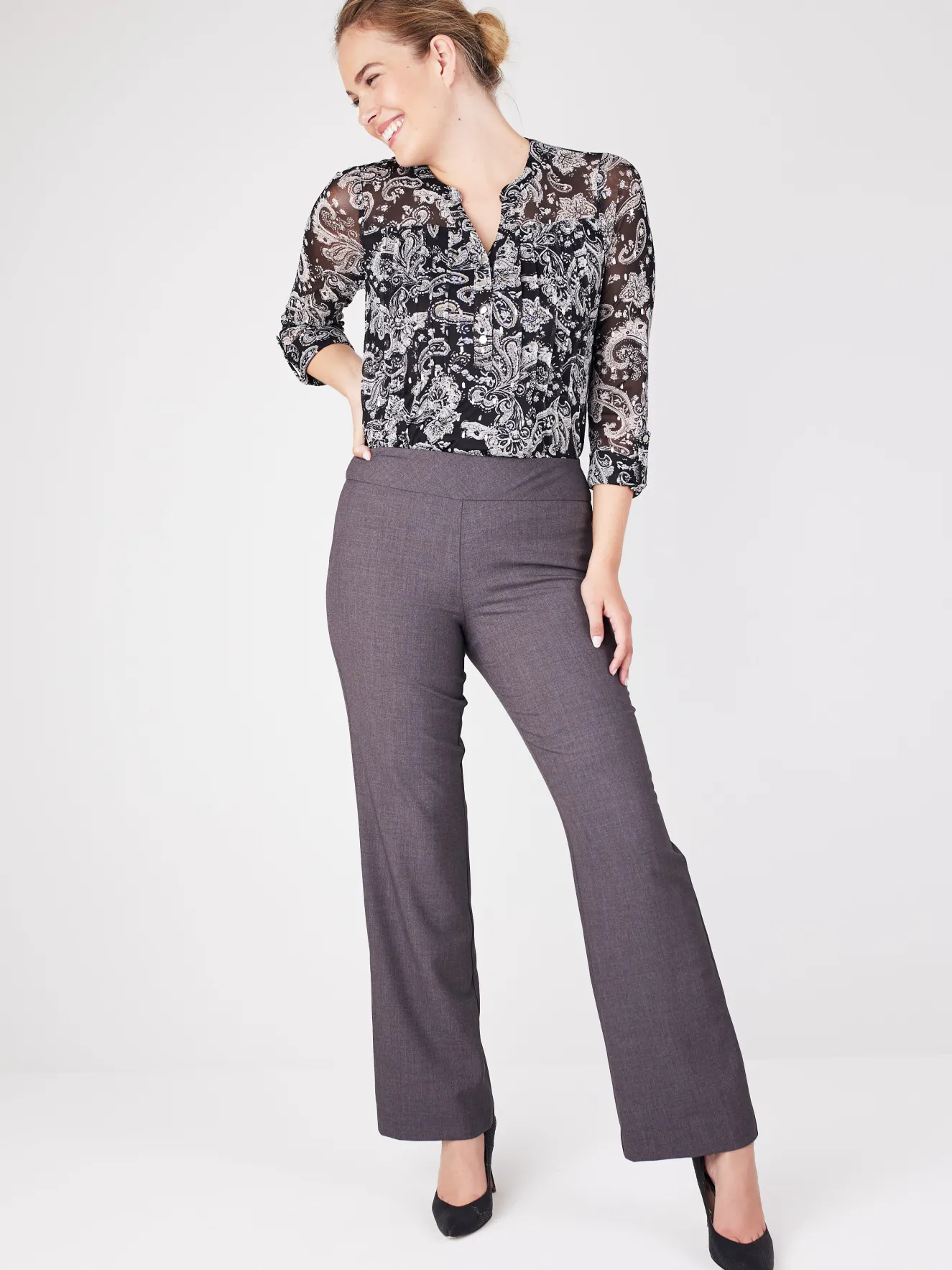 Roz & Ali™ Secret Agent Tummy Control Classic Pants