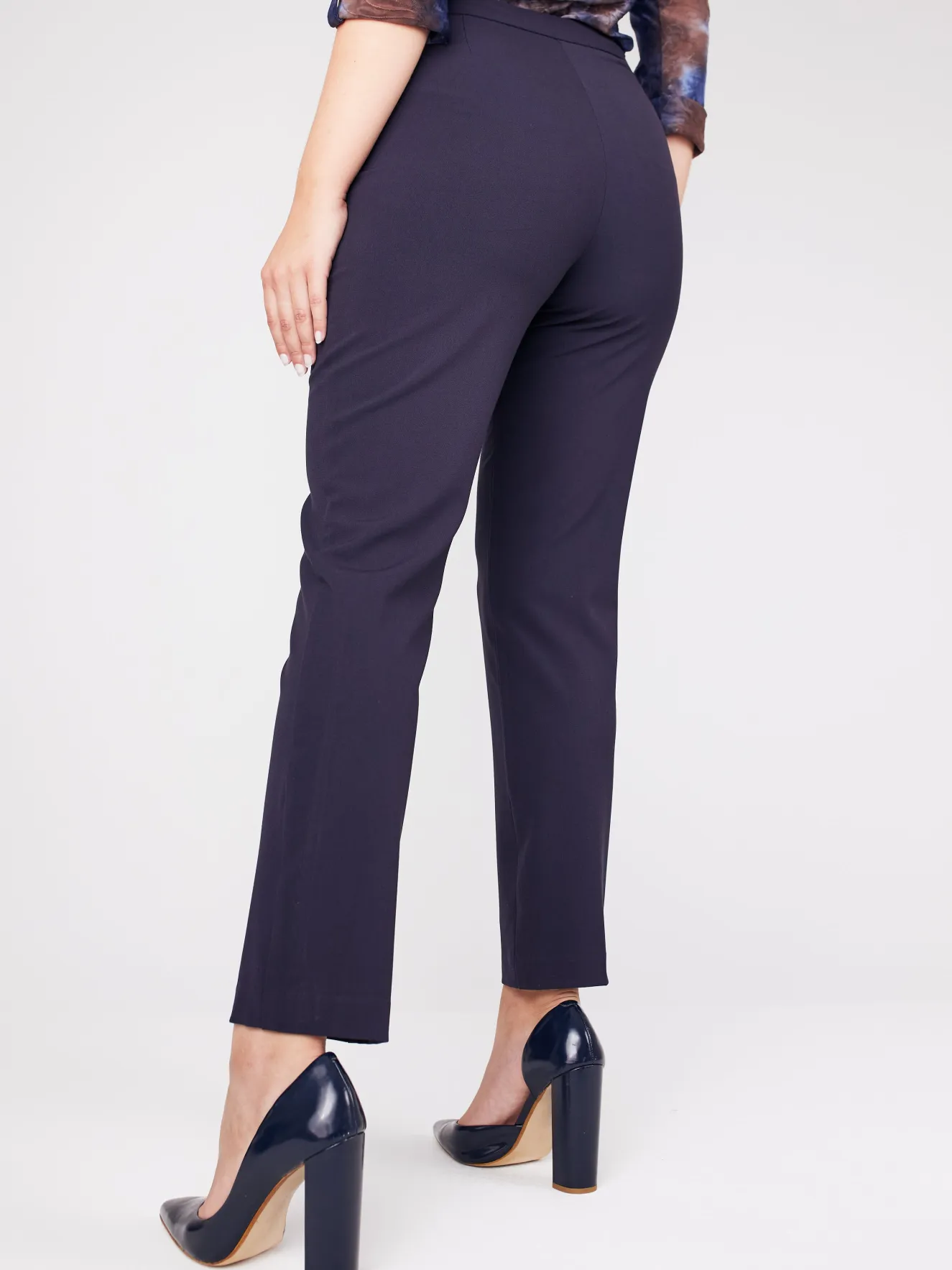 Roz & Ali™ Secret Agent Tummy Control Taper Pants - Petite