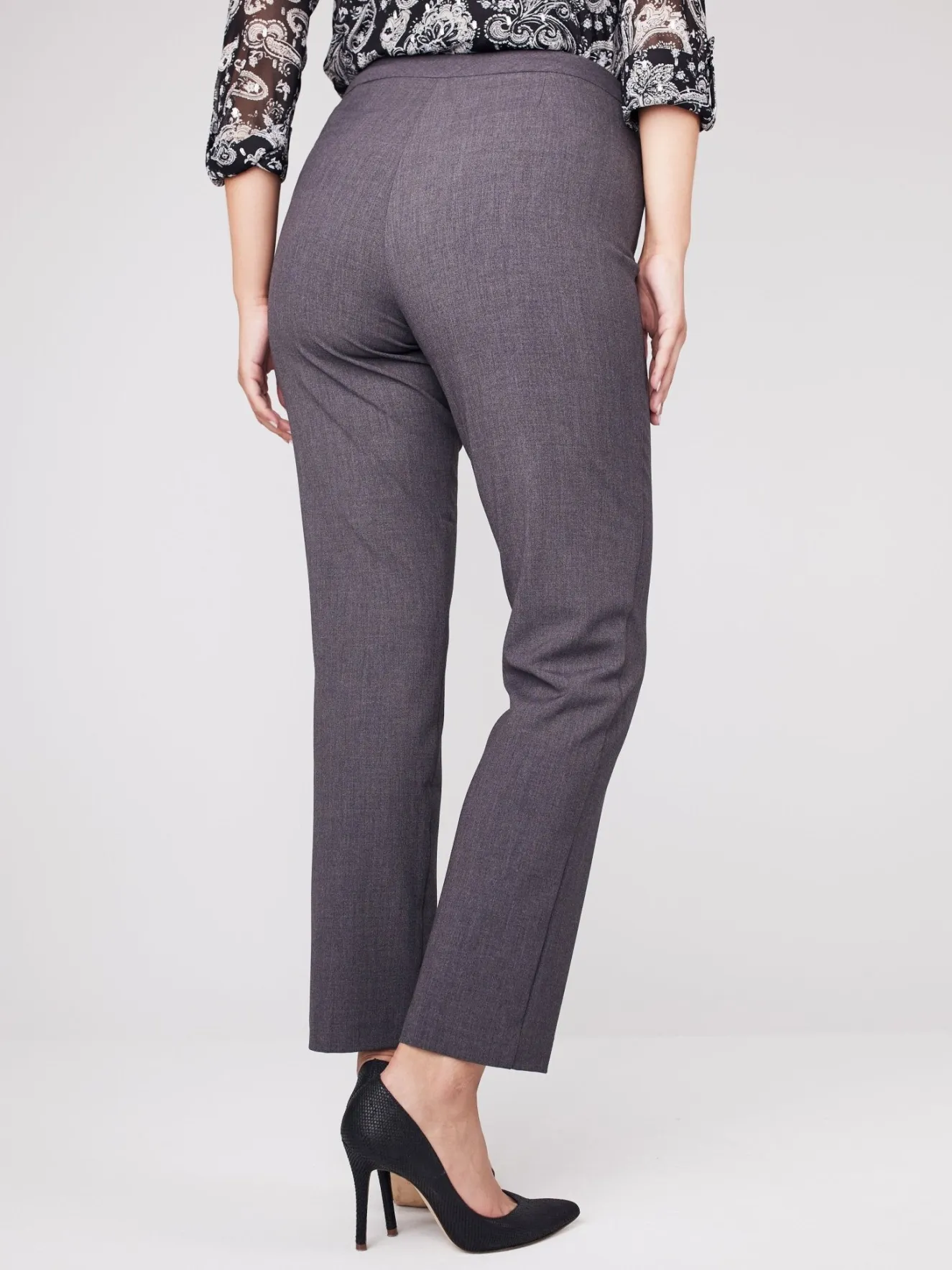 Roz & Ali™ Secret Agent Tummy Control Taper Pants - Petite