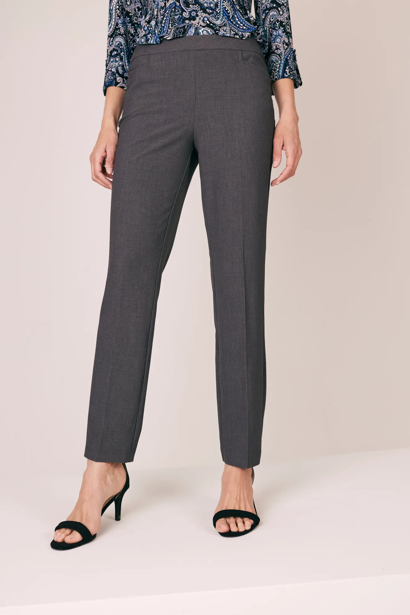 Roz & Ali™ Secret Agent Tummy Control Taper Pants - Short Length