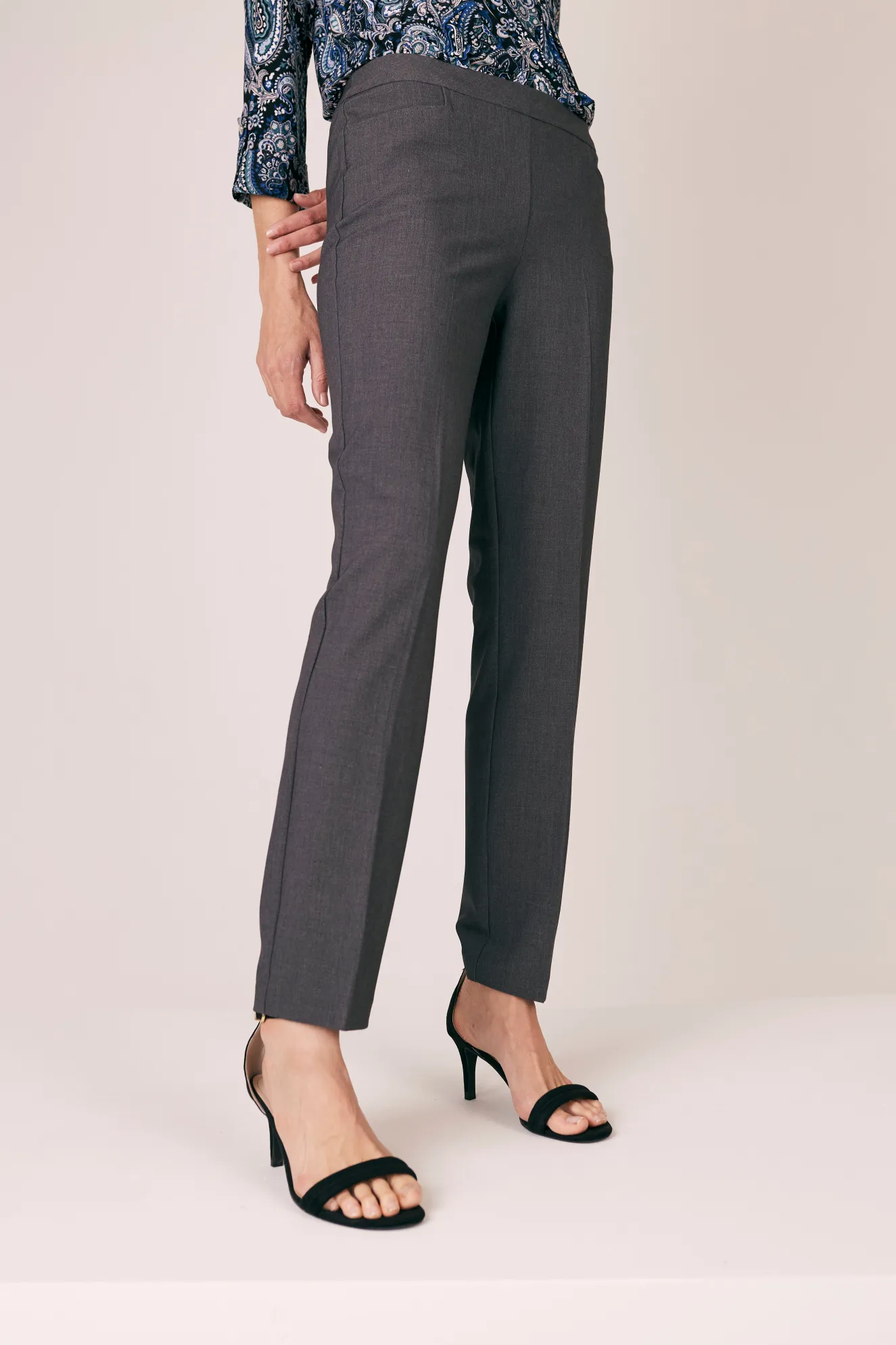 Roz & Ali™ Secret Agent Tummy Control Taper Pants - Short Length