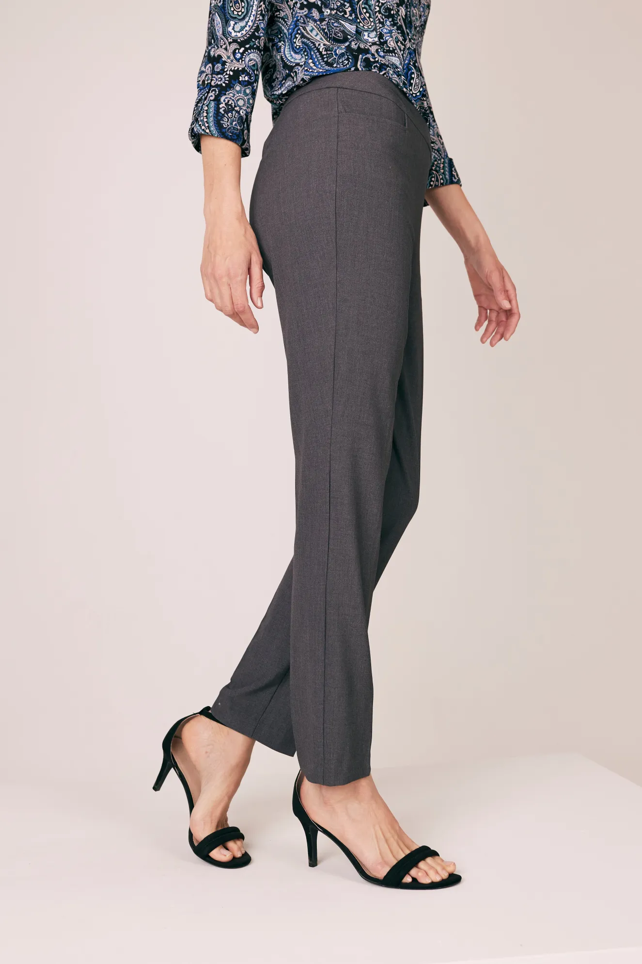 Roz & Ali™ Secret Agent Tummy Control Taper Pants - Short Length