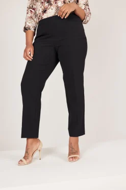 Roz & Ali™ Secret Agent Tummy Control Taper Pants - Plus - Tall Length