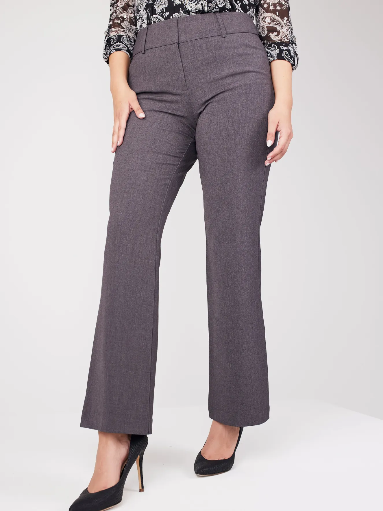 Roz & Ali™ Secret Agent Tummy Control Trouser Leg -Plus - Short Length