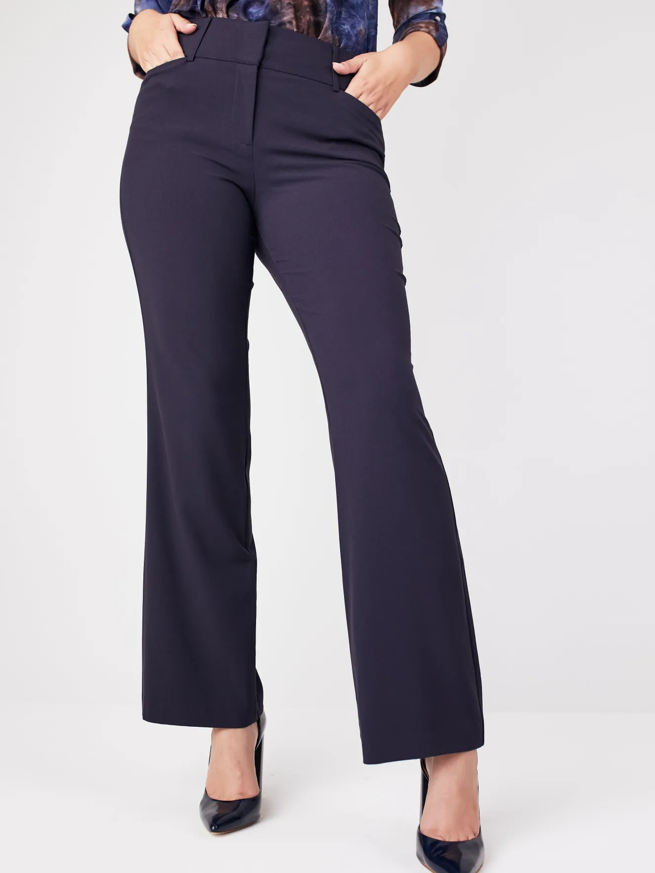 Roz & Ali™ Secret Agent Tummy Control Trouser Leg -Plus - Short Length