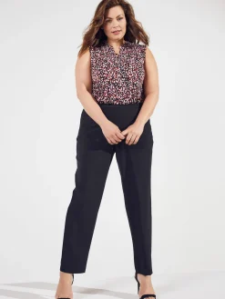 Roz & Ali™ Secret Agent Tummy Control Taper Pants - Plus