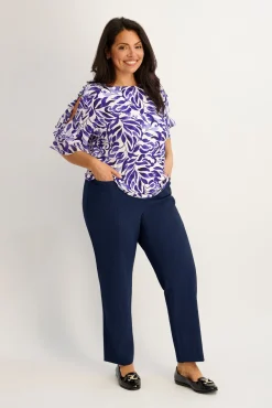 Roz & Ali™ Secret Agent Tummy Control Taper Pants - Plus
