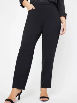 Roz & Ali™ Secret Agent Tummy Control Taper Pants - Plus - Short Length