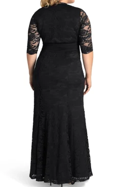 Screen Siren Lace Evening Gown - Plus