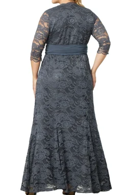 Screen Siren Lace Evening Gown - Plus