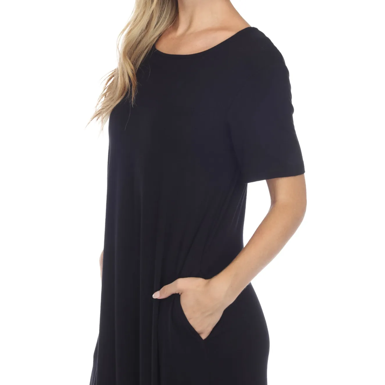 Short Sleeve Midi Dress