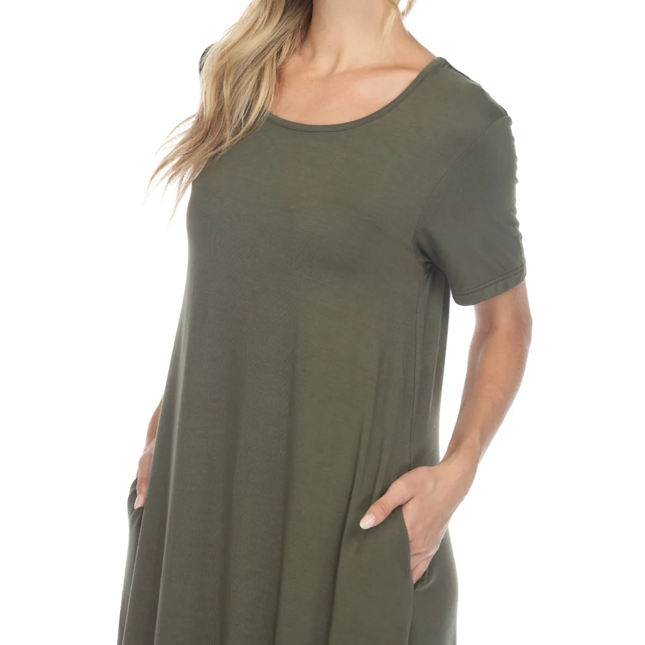 Short Sleeve Midi Dress