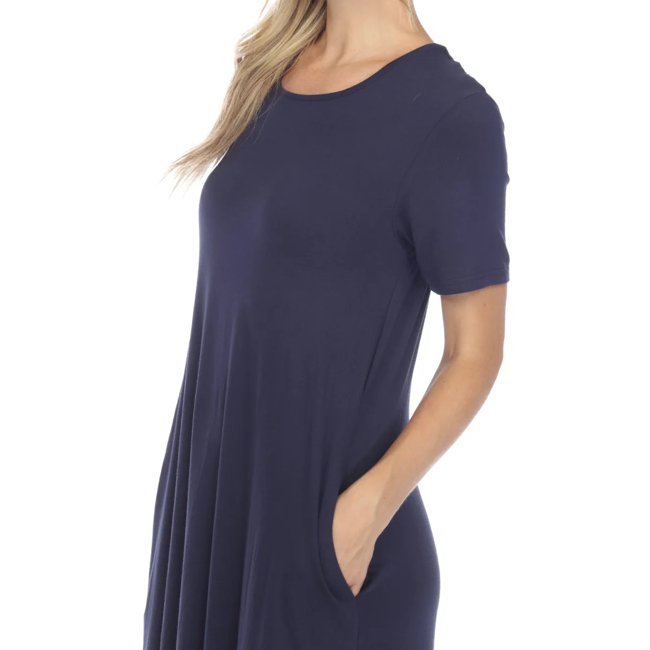 Short Sleeve Midi Dress