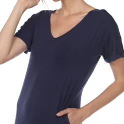 Short Sleeve V-neck Maxi Dress