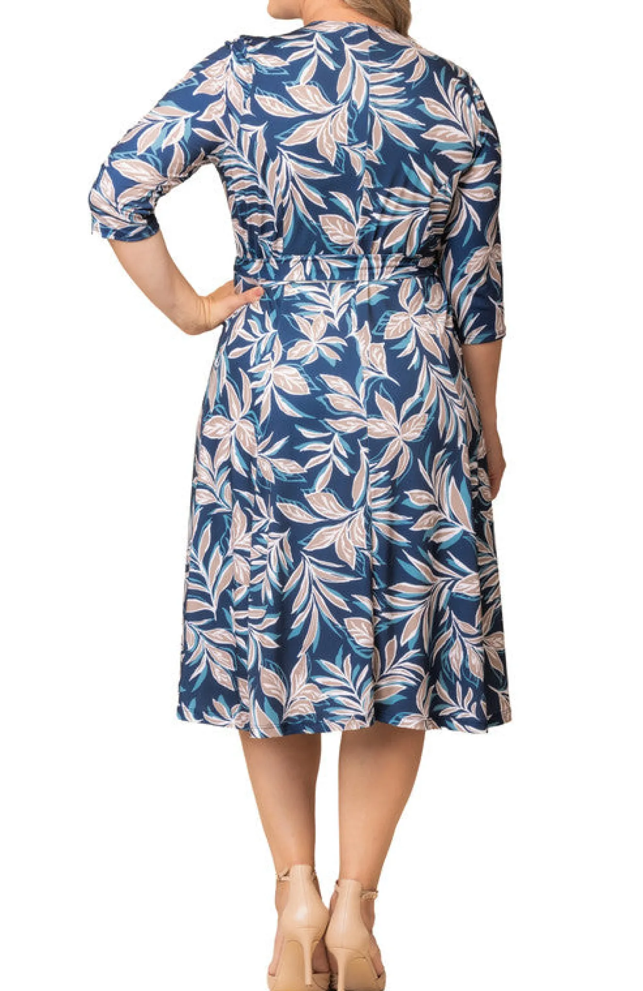 Signature Print Wrap Dress - Plus