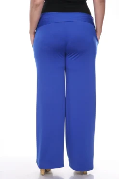 Solid Palazzo Pants - Plus