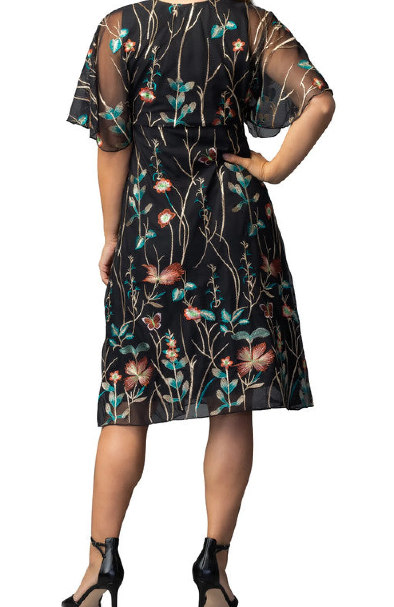 Sonnet Embroidered Cocktail Dress