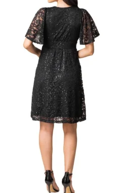 Starry Sequin Lace Cocktail Dress